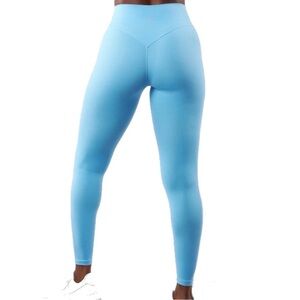 Buffbunny Collection Sky Blue High-Waisted Leggings